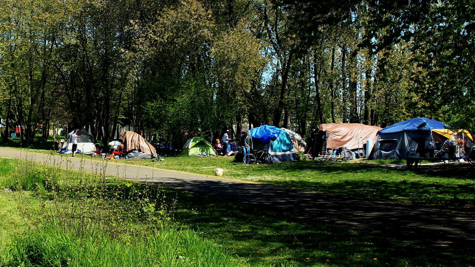 Portland park encampment